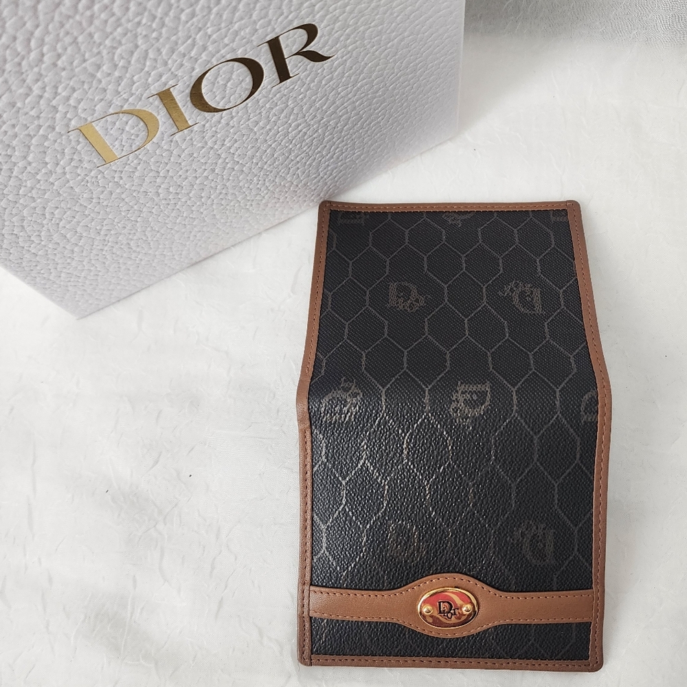 Auth Like New Dior Honeycomb Bifold Wallet - Picture 4 of 11